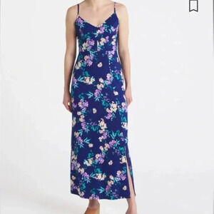 Nine Britton || Kellie Maxi Floral Dress NWT Medium Petite Floral Vacation